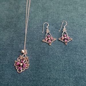 Earrings and Necklace Set